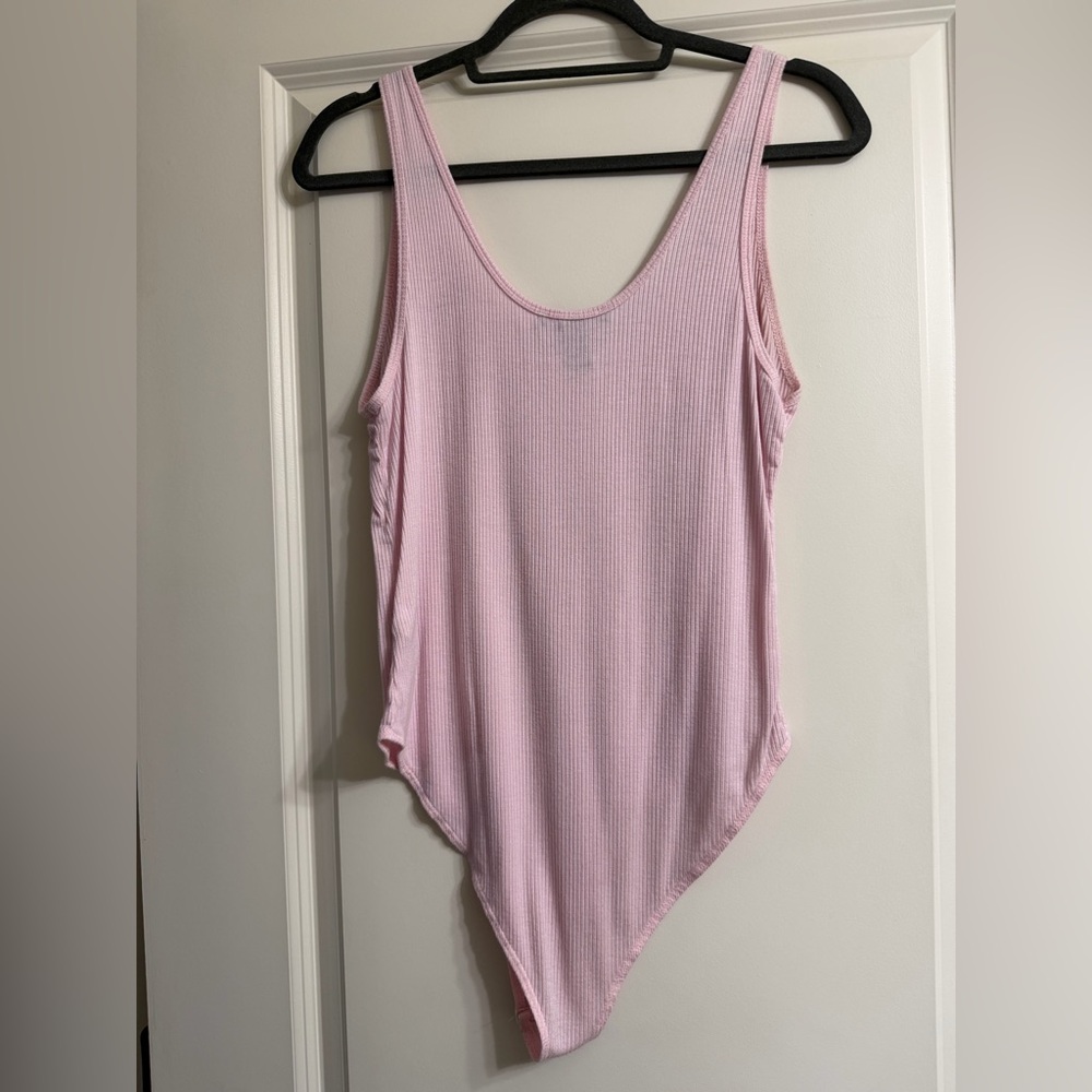 Pink Ribbed Body Suit - Picture 4 of 4